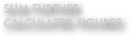 SUM FURTHER CALCULATED FIGURES